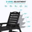 Ensemble de chaises longues d'extérieur 3 pièces Hdpe-1328371580