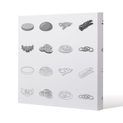 1 Piece Wrapped Canvas Wall Art