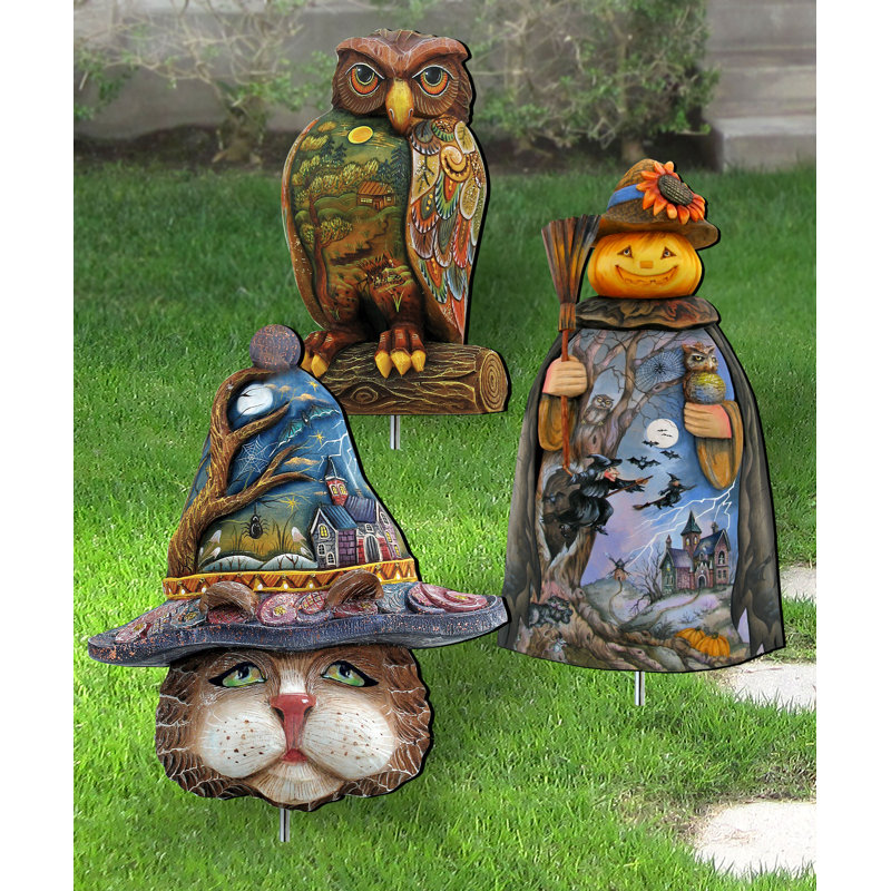 Ensemble de piquets de jardin 3 pièces Springlake Halloween