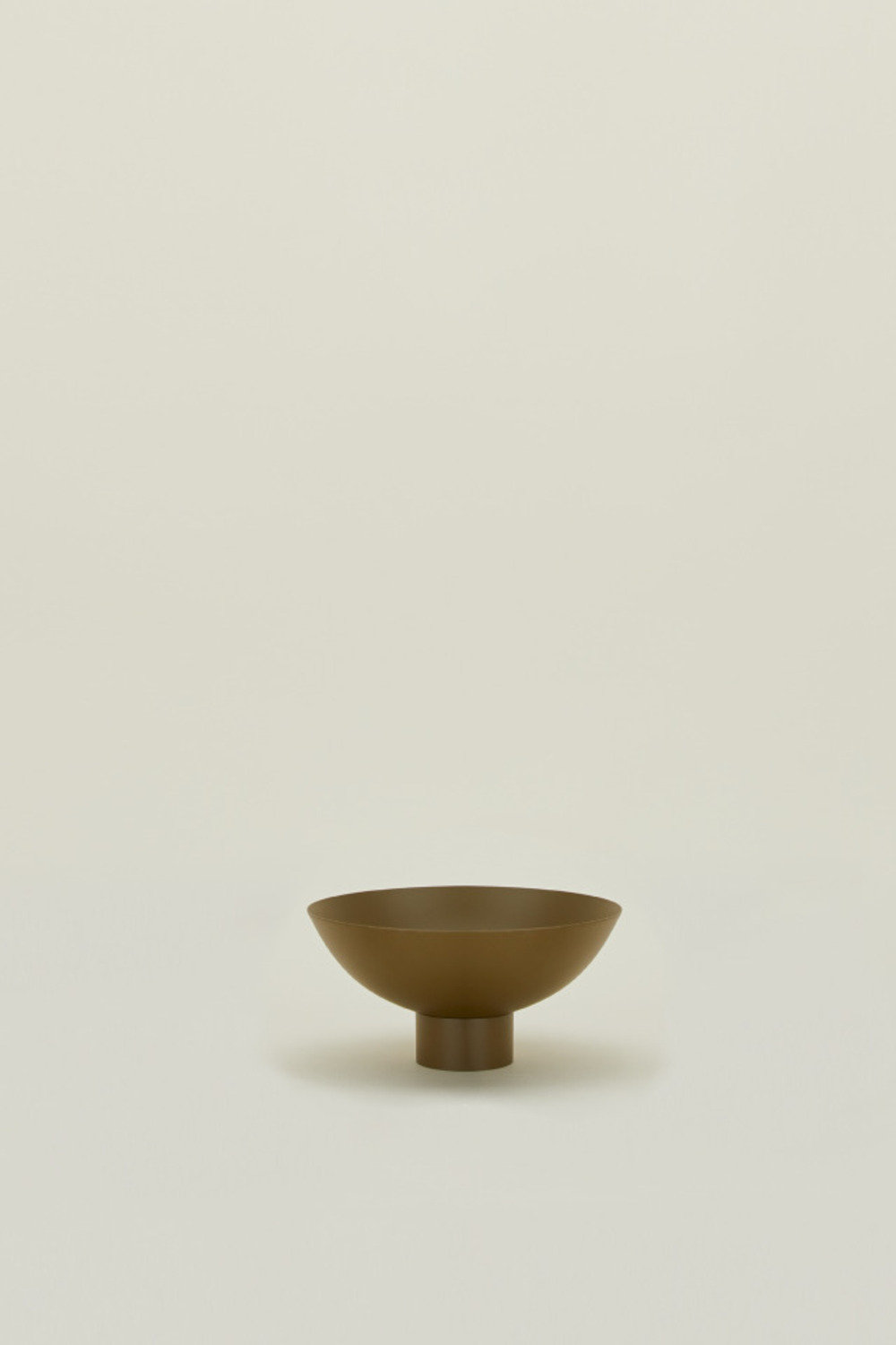 Essential Footed Bowl - Large, Olive, 4" H x 8" W