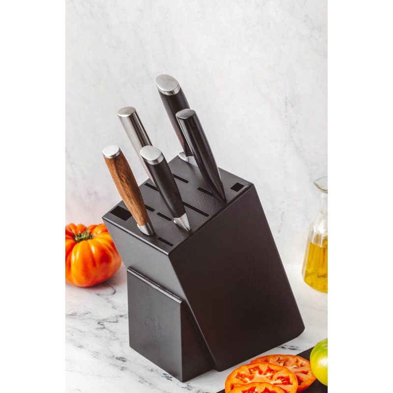 Schmidt Brothers™ Cutlery Black Hometown Knife Block