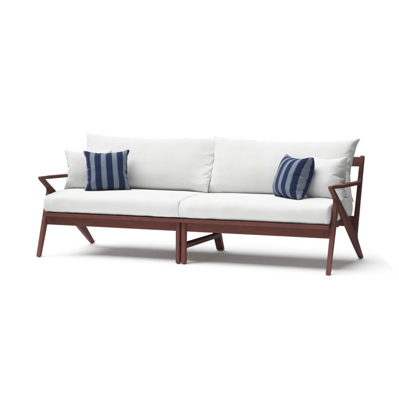 Minhaj Sunbrella Outdoor Sofa, Centered Ink