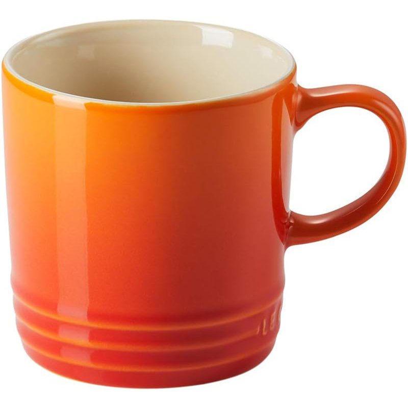 Stoneware Coffee Mug, Orange