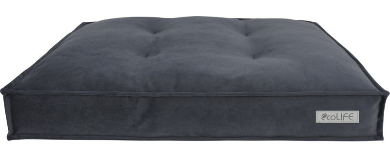 RECYCLED PLASTIC Pet Bed, 13cm H x 60cm W x 90cm D, White