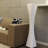 48'' White Column Floor Lamp