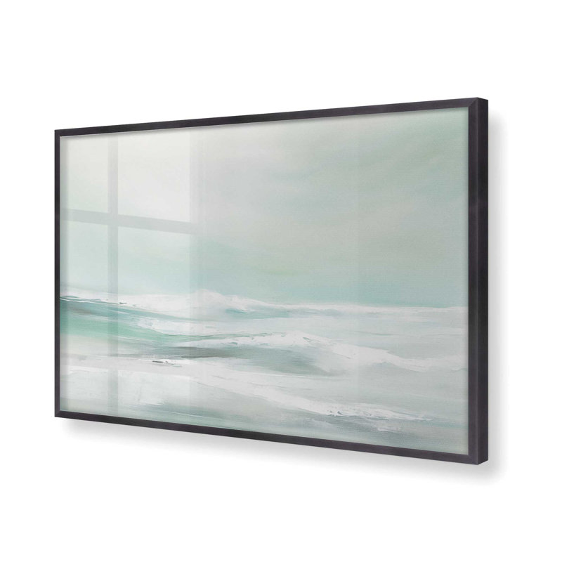 Serene Swells I, Cadre photo simple en zinc vieilli, H 12,25 po x l 15,25 po