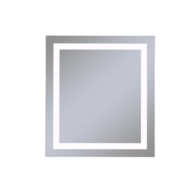 Vitality Modern & Contemporary Frameless Lighted Bathroom / Vanity Mirror, 30" x 24"