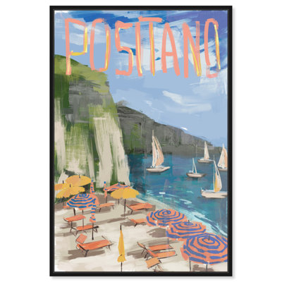 «Positano», reproduction d'art sur toile par Art Remedy