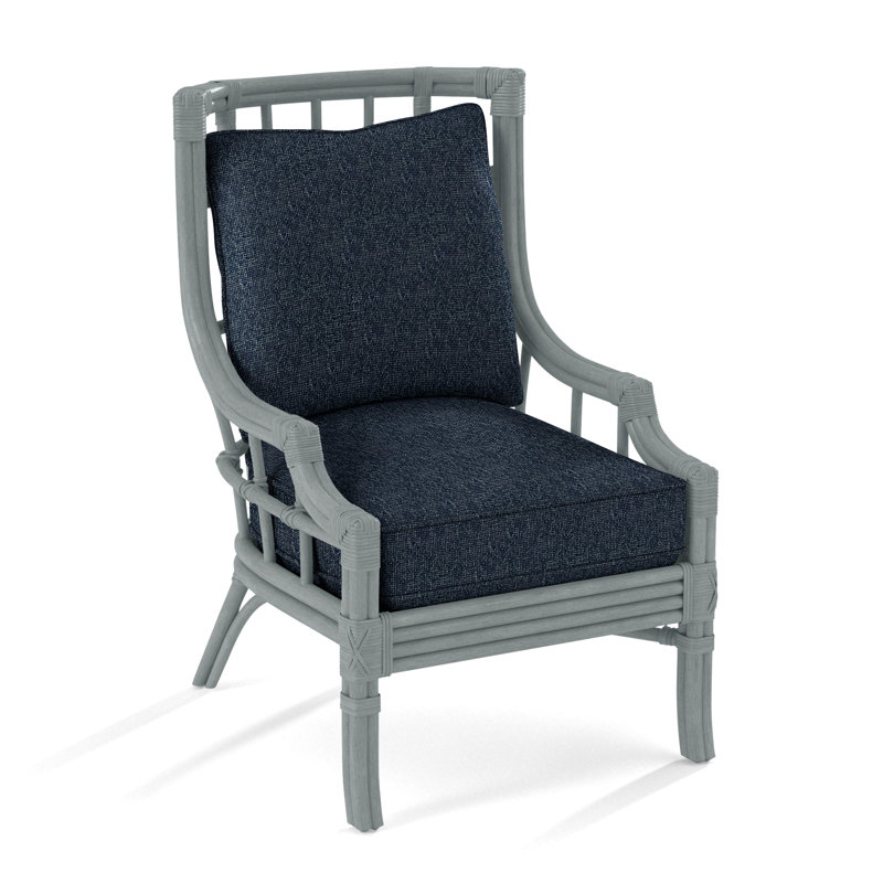 Fauteuil large 28,5 po Seville, Performance Crypton bleu marine; 0822-61, Ponce