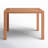 Hodges Square Teak Outdoor Dining Table With Umbrella Hole , in. W in. D-1185317462