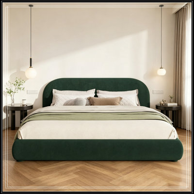 Queen Upholstered Genao with soft headboard