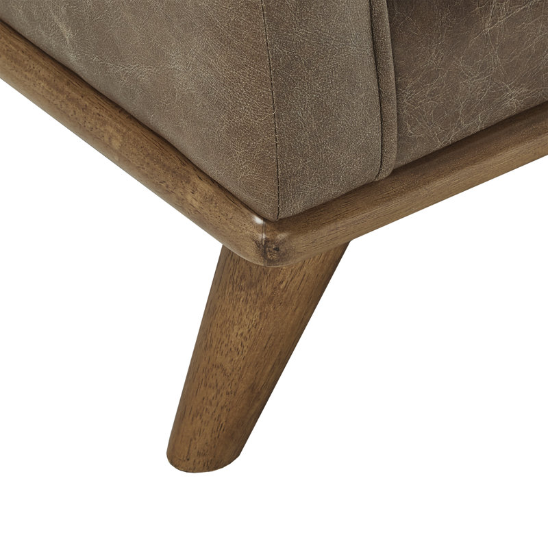 Fauteuil en cuir véritable Allotey