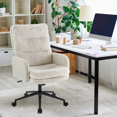Latitude Run Alexxys Velvet Office Chair