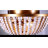 Ohlone Farmhouse Wood Beaded/Metal LED Flush Mount-70777070-123703379