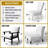 Brown Python Pattern II - Upholstered Cabin & Lodge Accent Arm Chair