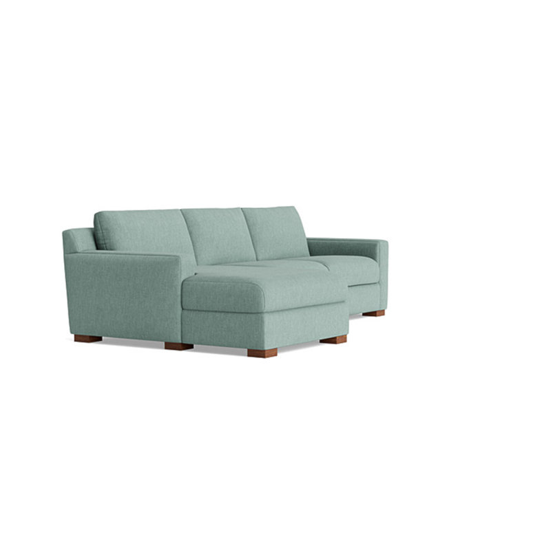 Catalina Chaise Sectional, Performance Weave - Spa, Left Hand Facing