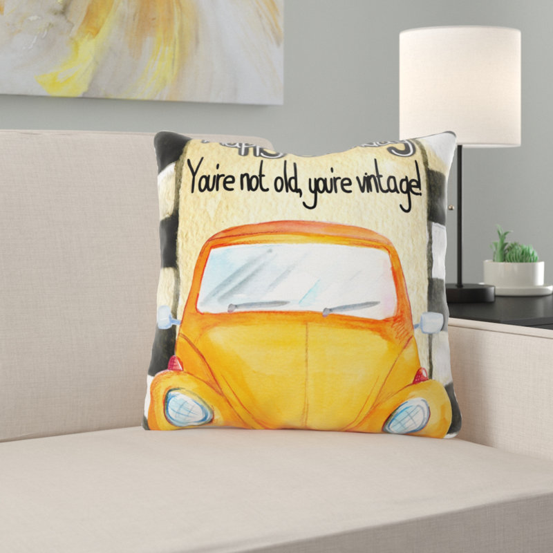 Outdoor Reversible Throw Pillow, Microsuede, Indoor