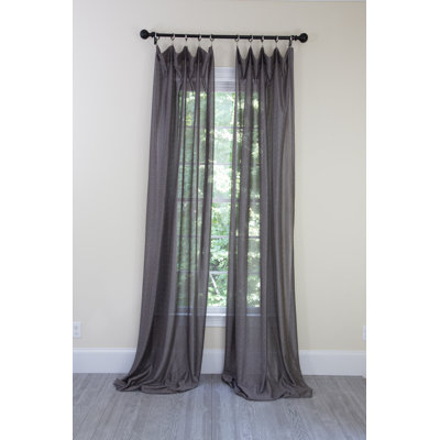 Etherton Semi Sheer Curtain Single Panel