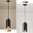 Desautels 1 - Light Brushed Brass LED Single Pendant