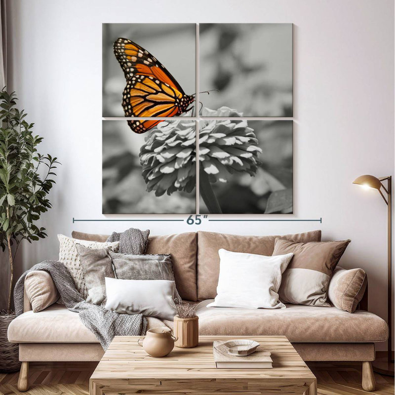 Brampt Amber Toned Butterfly
