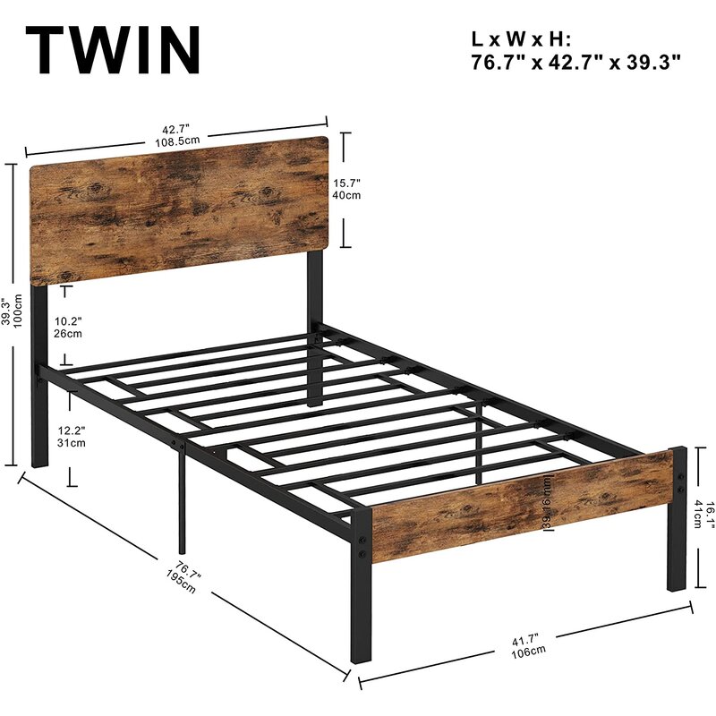 17 Stories Metal Platform Storage Bed & Reviews | Wayfair