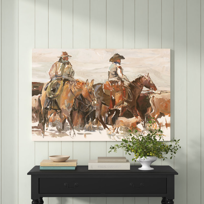 The Roundup Warm, H 32 po x l 48 po x P 1,25 po, Non, Toile tendue