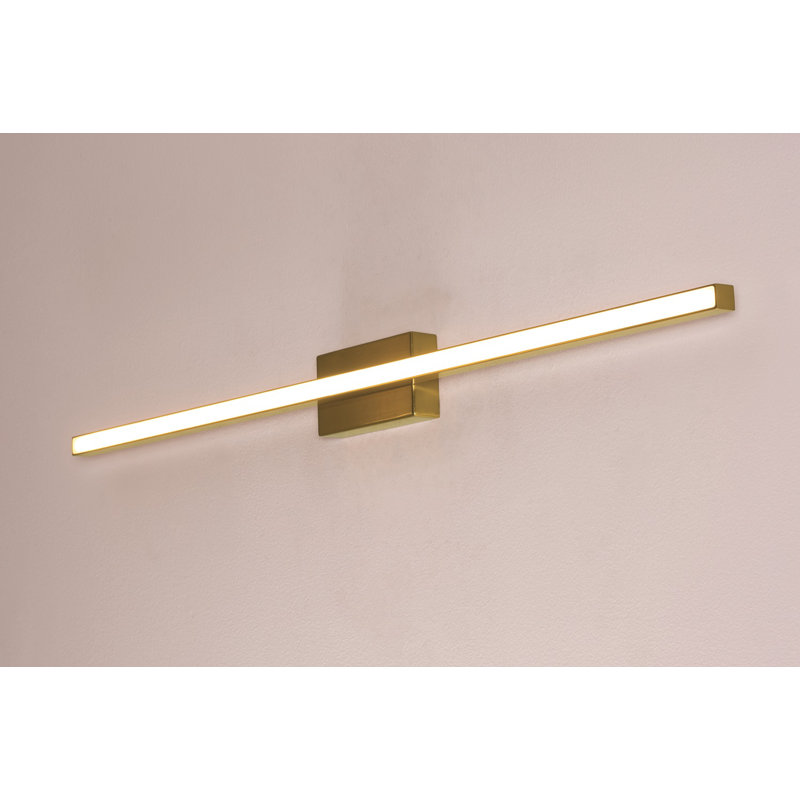 Phaedra Dimmable LED Vanity Light, Brass