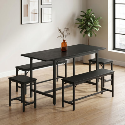 Expandable Dining Table Set