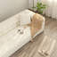 Coussin en velours blanc-122621794-122621791
