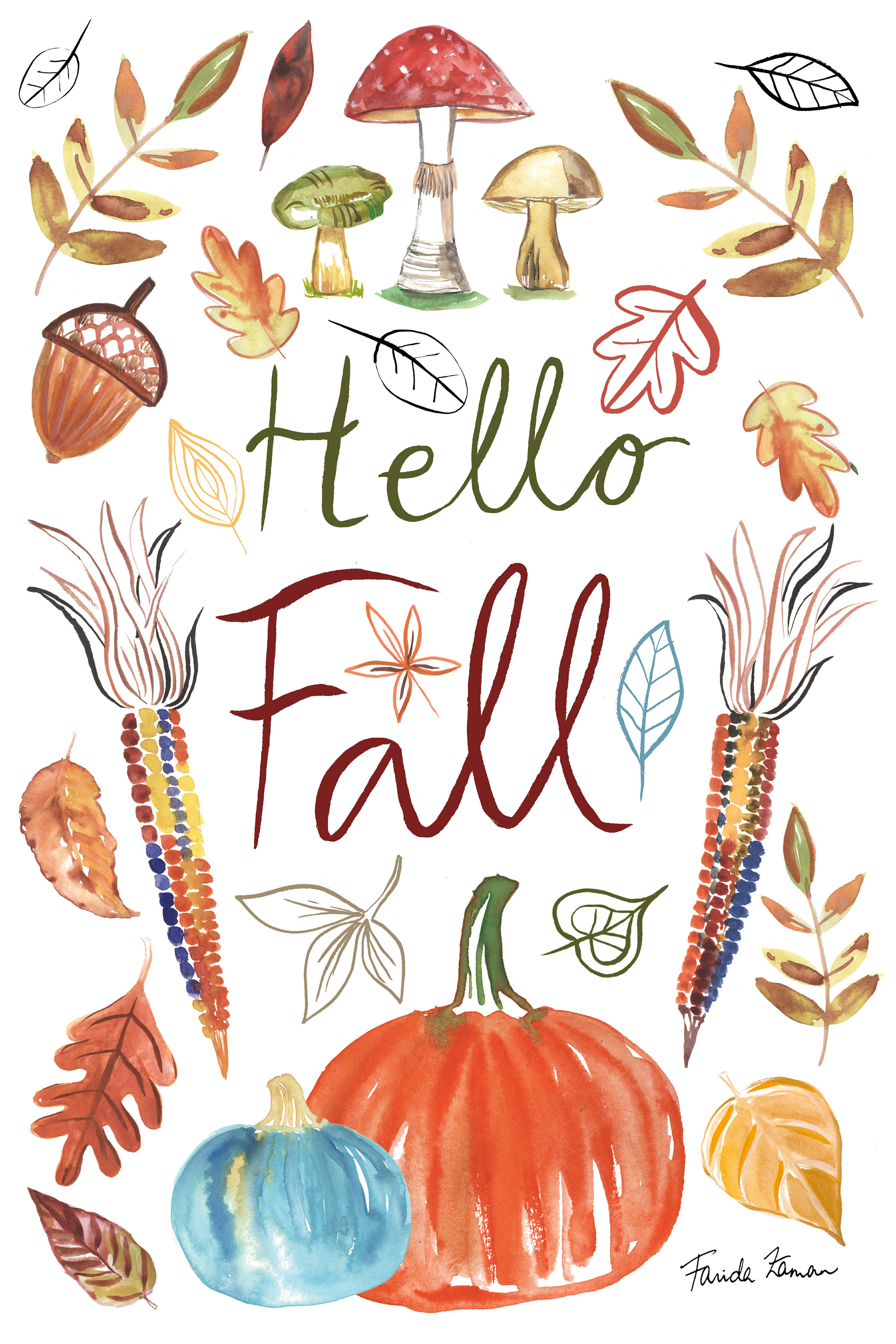 Fall Wheller Rosalind Wheeler Hello Fall I | Wayfair