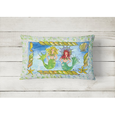 Outdoor Reversible Throw Pillow