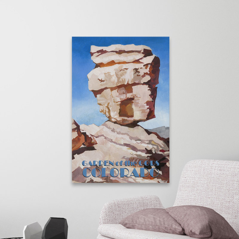 " Balanced Rock " by Marmont Hill, 12" H x 8" W x 1.5" D