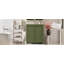 Meuble-lavabo de ferme de 30 po avec lavabo en céramique, porte à fermeture en douceur, tablette réglable, armoire de rangement olive, structure en bois moderne, conception spacieuse et surface facile à nettoyer-1959601880