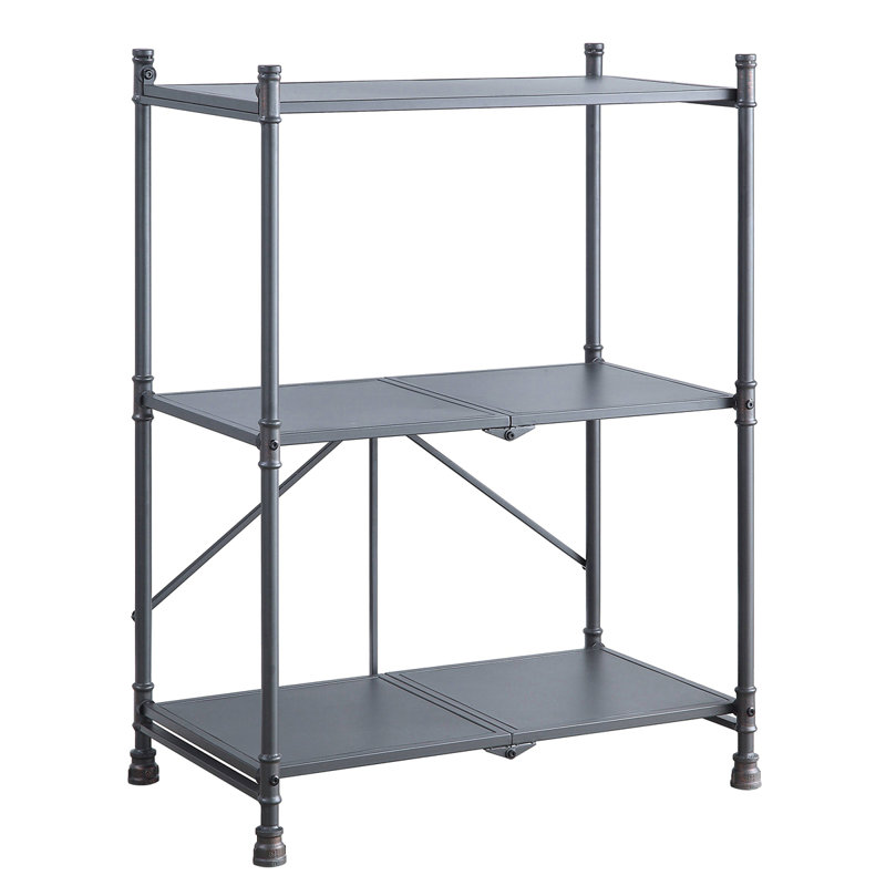 Hand-Brushed 3-Tier Console Table