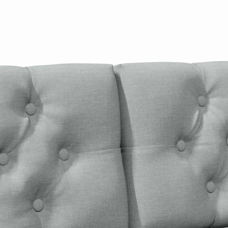 Solid Wood Headboard, UK King - DE 150 x 200 cm, Light Grey, White