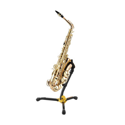 Hercules DS530BB Alto/Tenor Saxophone Stand with Bag, Black