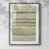 Papier encadré argent vieilli