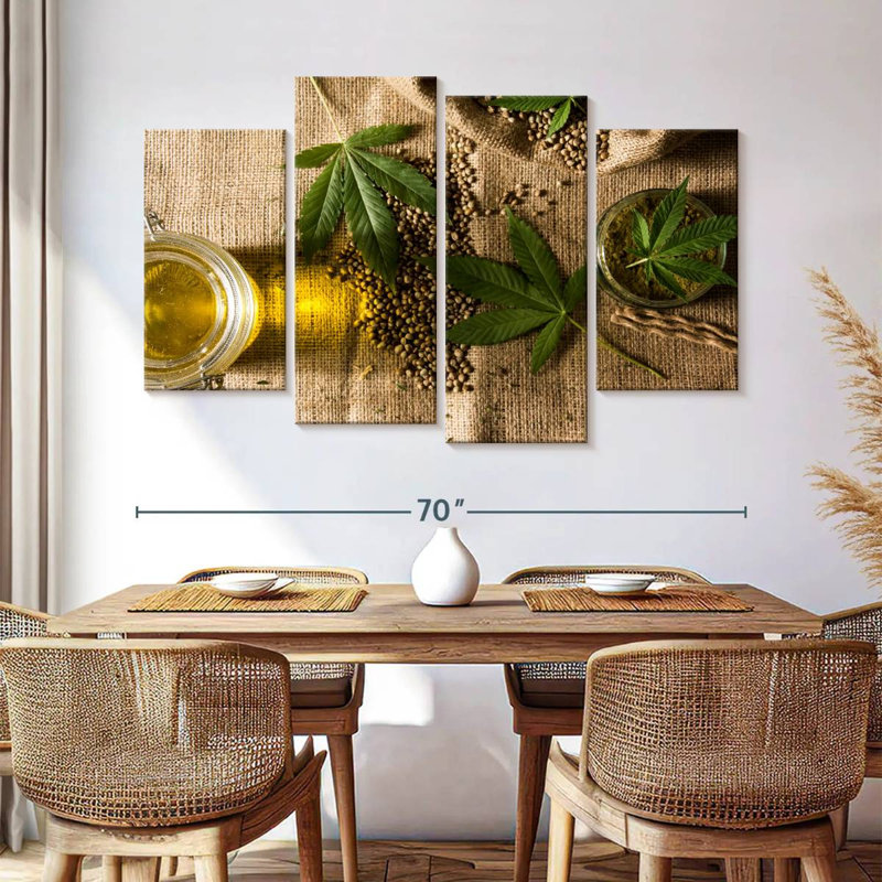 Senne Marijuana Hemp, 42" H x 68" W