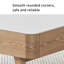 Table basse en bois avec petits appartements-1821284601