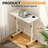 Small Standing Desk Adjustable Height, Mobile Stand Up Desk With Wheels-1057985157