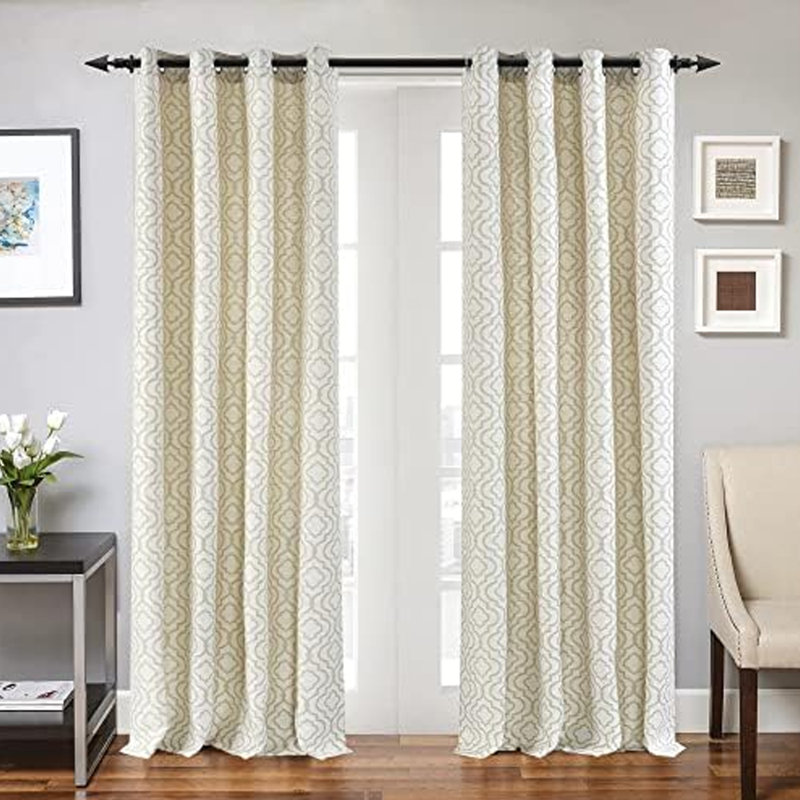 Ensemble de tringle à rideaux extensible gris anthracite réglable de 66 à 120 pouces Deco Essential, 66 po à 120 po, Gris