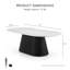 Ensemble de tables basses 3 pièces Huot