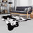 Ganote Animal Print Faux Cowhide Area Rug-584485137-649386223