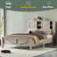 Lit en bois rustique avec station de charge-2105739501-2105739411