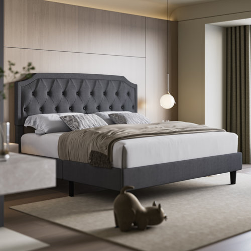 Wayfair | King Size Upholstered Beds You'll Love in 2023