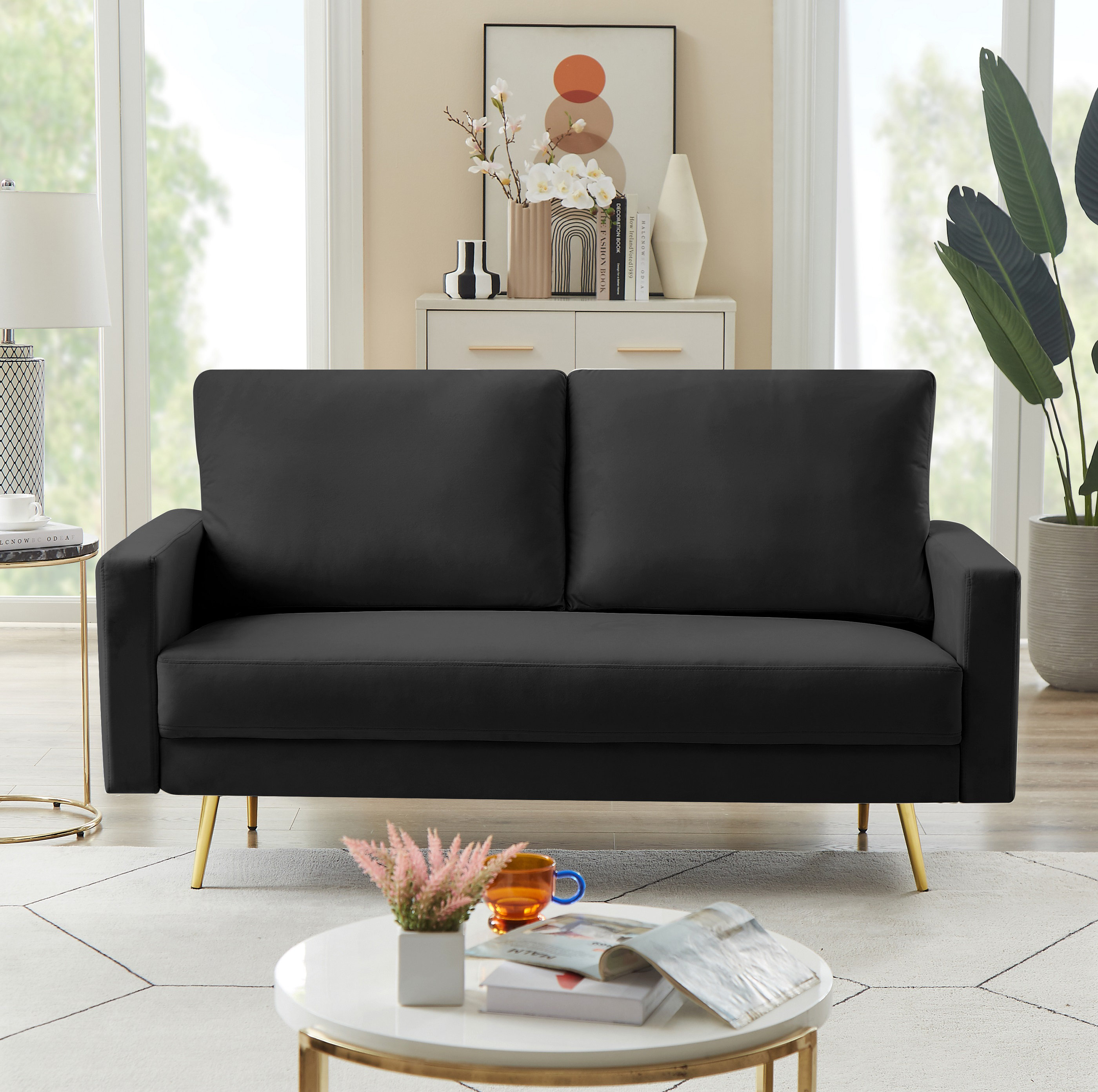 Mercer41 62.5'' Upholstered Sofa & Reviews | Wayfair