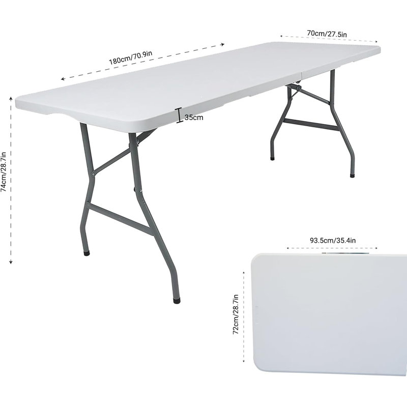 90cm Rectangular Banquet Table