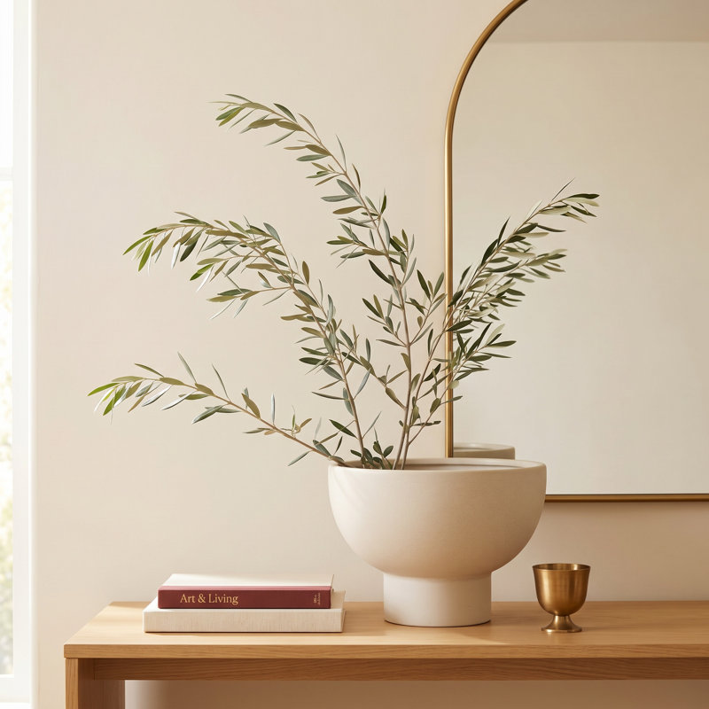 Abie Table Vase 1, 5.25" H x 7.25" W x 7.25" D