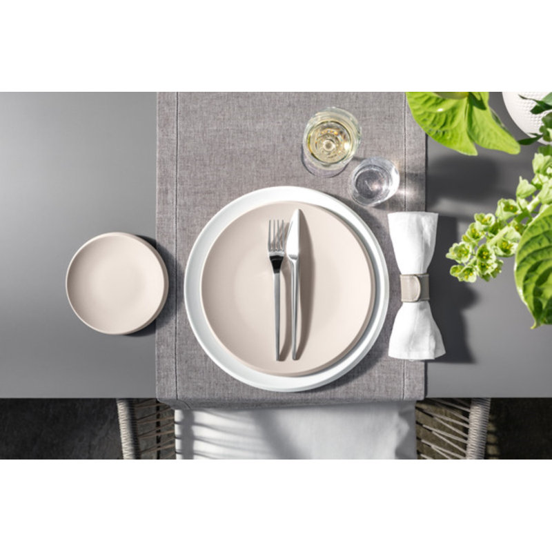 Villeroy & Boch - NewMoon Beige Salad Plate, Premium Porcelain, 9 in