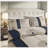 Luxurious Navy Jacquard Bedding Sets, Polyester Comforter, Elegant Bedroom Décor